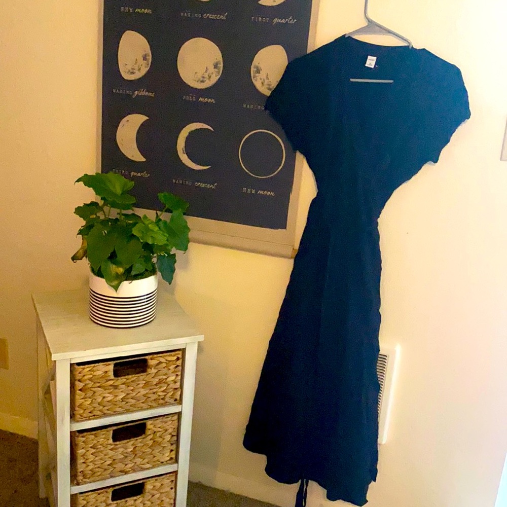 Black Wrap Dress